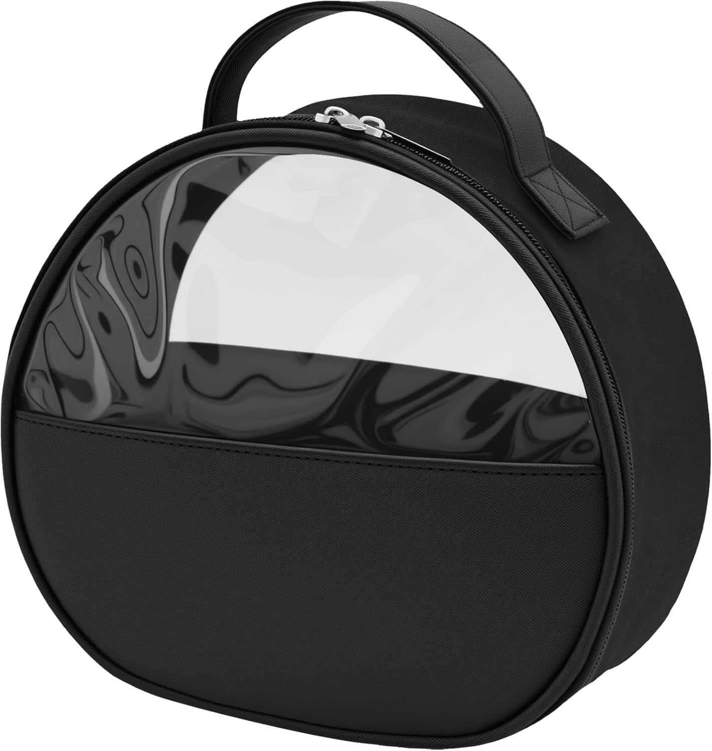 Clear Toiletry Bag, Travel Makeup Bag, Large Transparent Cosmetic Bag with Zipper，Organize Cosmetics & Skincare Essentials (Large)