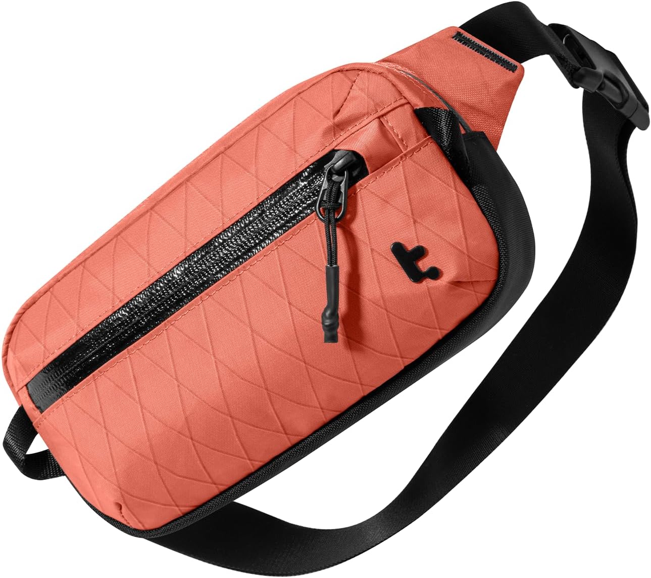 tomtoc 1.5L X-Pac Sling Bag with RFID Blocking, Crossbody Bag Minimalist Chest Shoulder Pack for Men/Women, Water-resistant Lightweight Casual Funny Pack for Travel, Daily Commute