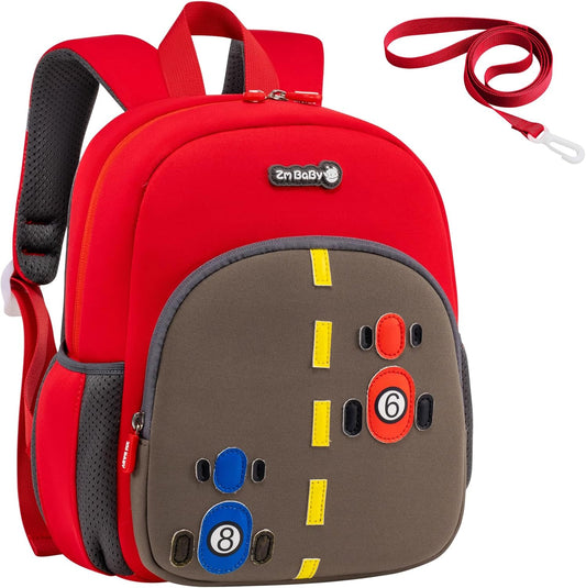 Padgene Toddler Backpacks Kids Preschool Backpack Waterproof Neoprene Animal Schoolbag Lunch backpack 3D Cartoon Mini Travel Bag for Boys Girls Ages 3-5