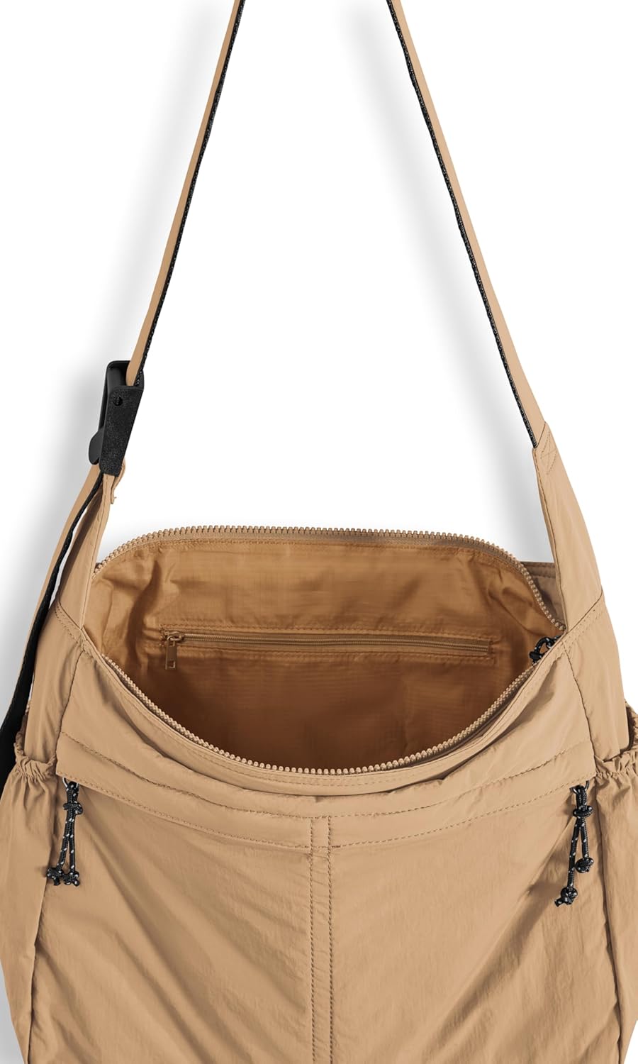 ODODOS 20L Crossbody Tote Bag Large Capacity Lightweight Hobo Shoulder Sling Bags for Gym Shopping Beach Travel