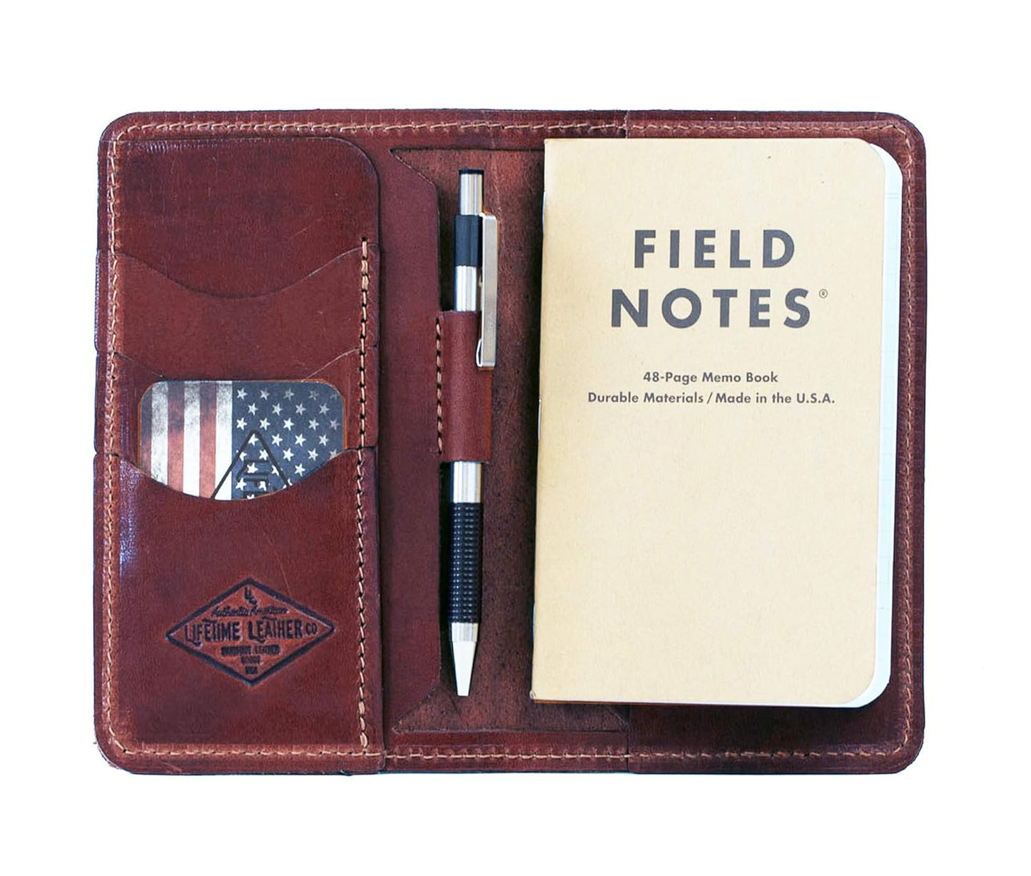 Personalized Leather Field Notes Wallet, Field Notes Cover, Passport Wallet, Handmade in Arizona