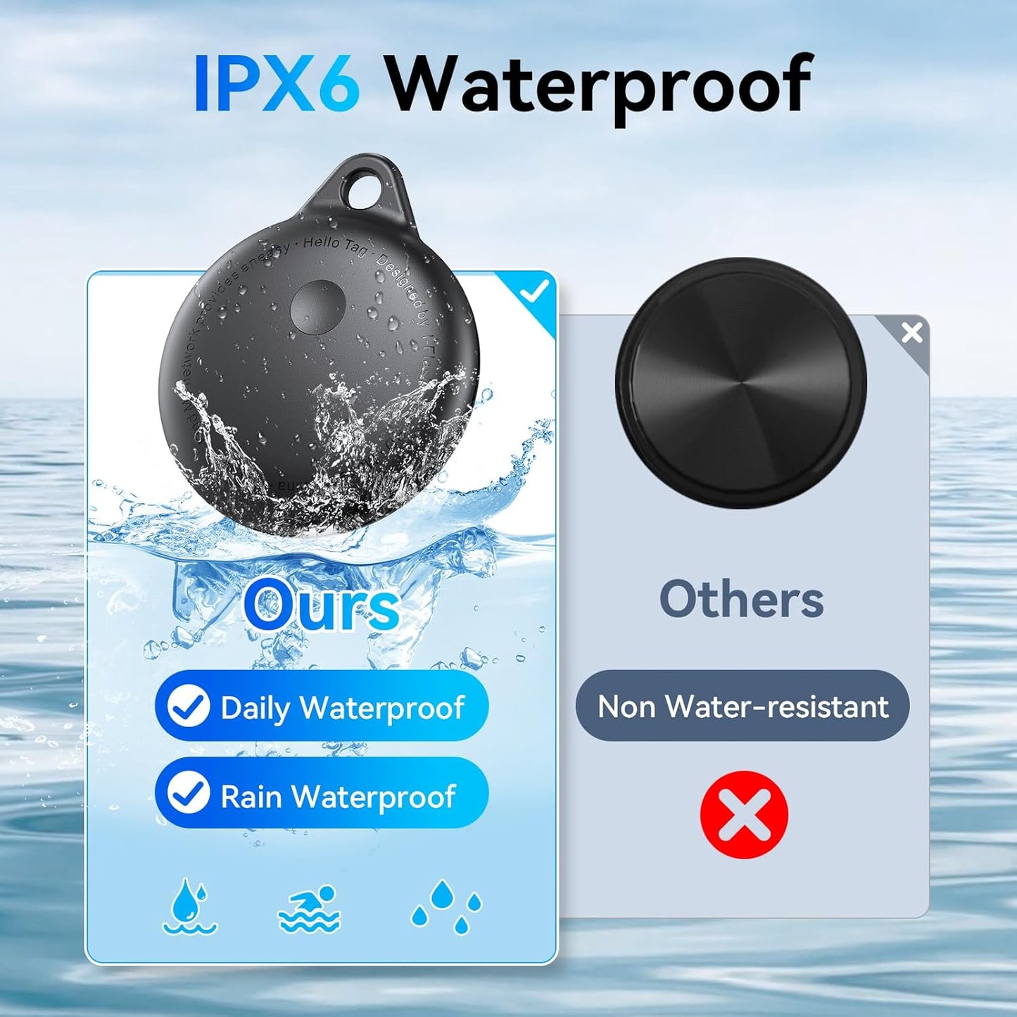 Tags-4 Pack, Smart Bluetooth Tracker Work with Apple Find My, Key Finders and Find My Tracker, Game Changer Waterproof Smart Tag with Key Ring GPS Tracker Tag for Keys/Luggage/Wallet/Pets etc