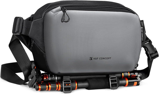 K&F Concept 2 in 1 Sling Bag Everyday Shoulder Bag & Multifunction Photography Crossbody Camera DSLR Backpack Portable Bag