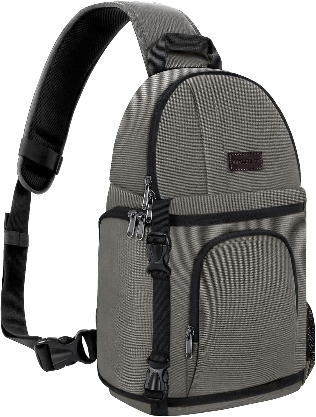 MOSISO Camera Sling Bag, DSLR/SLR/Mirrorless Camera Backpack Case Shockproof Photography Backpack with Tripod Holder & Removable Modular Inserts Compatible with Canon/Nikon/Sony/Fuji