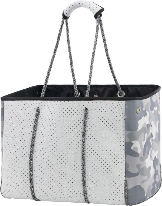 QOGiR Neoprene Multipurpose Beach Bag Tote with Inner Zipper Pocket … … … …