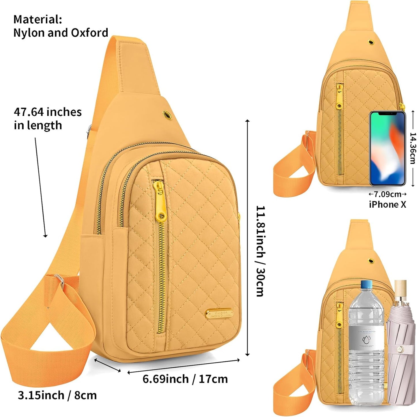 Small Sling Bag For Women Men Casual Crossbody Sling Backpack