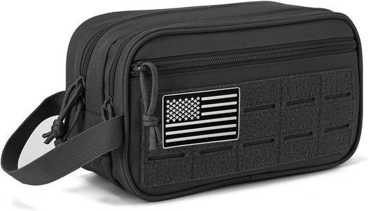 QT&QY Tactical Toiletry Bag For Men Hygiene Bag EDC Military Tool Molle Pouches Small Dopp Kit Mens Shaving Kit Travel shower Bags