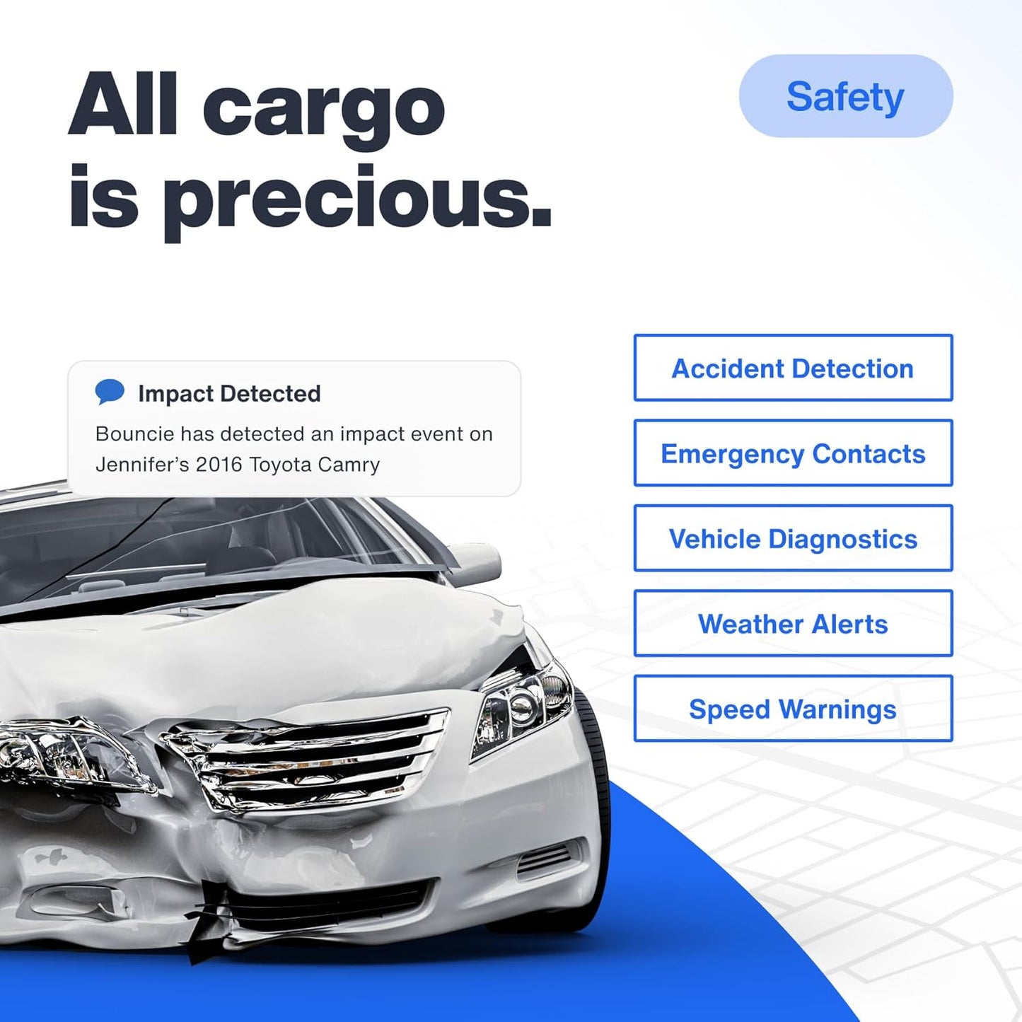 GPS Tracker for Vehicles with Real-Time Location, Route History, Speed Monitoring, Geo-Fence & Accident Notifications - for Fleets & Family - Cancel Anytime