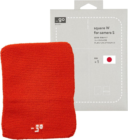 Camera Cover, Square W, Made in Japan, S size, Orange