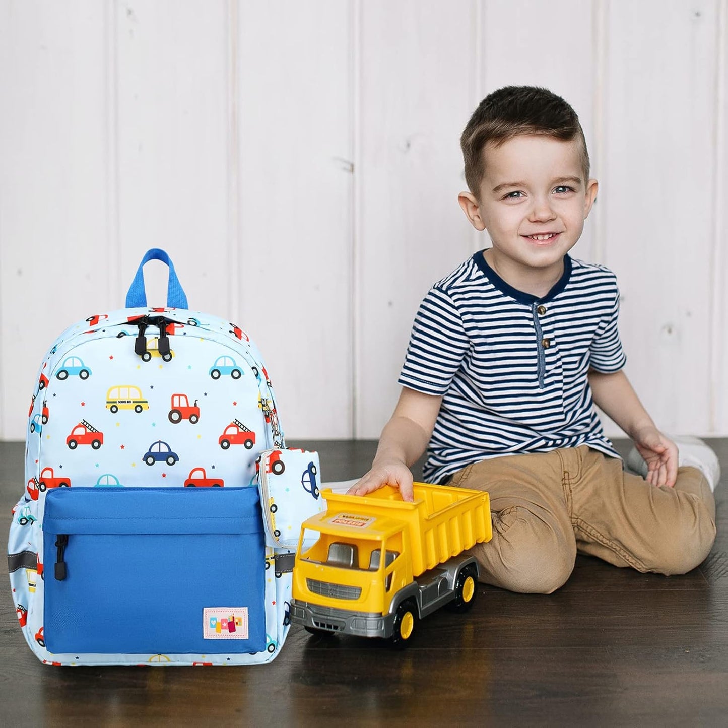 mygreen Toddler Backpack, Kids Backpack for Boys and Girls with Chest Strap