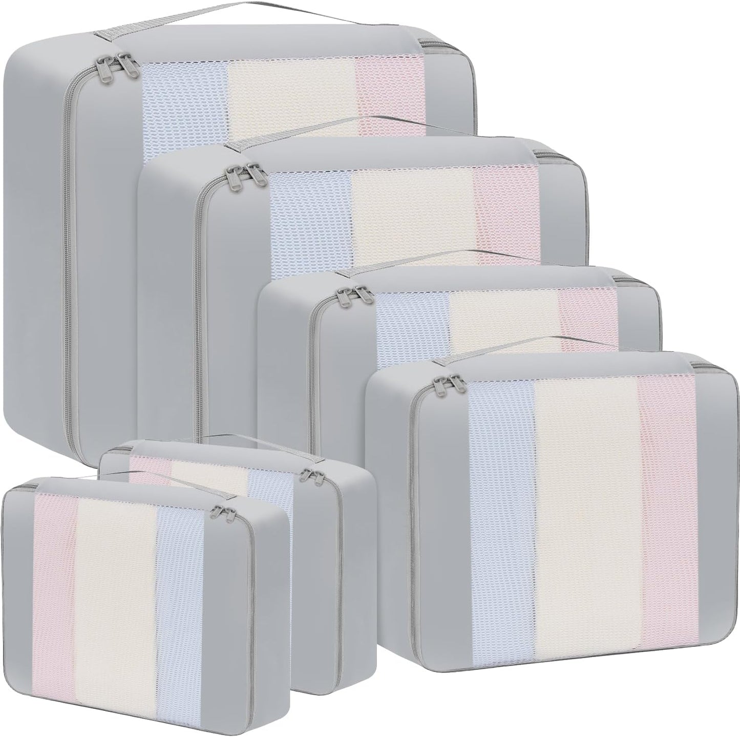 BAGAIL 6 Set/8 Set/10 Set Packing Cubes Various Sizes Packing Organizer for Travel Accessories Luggage Carry On Suitcase