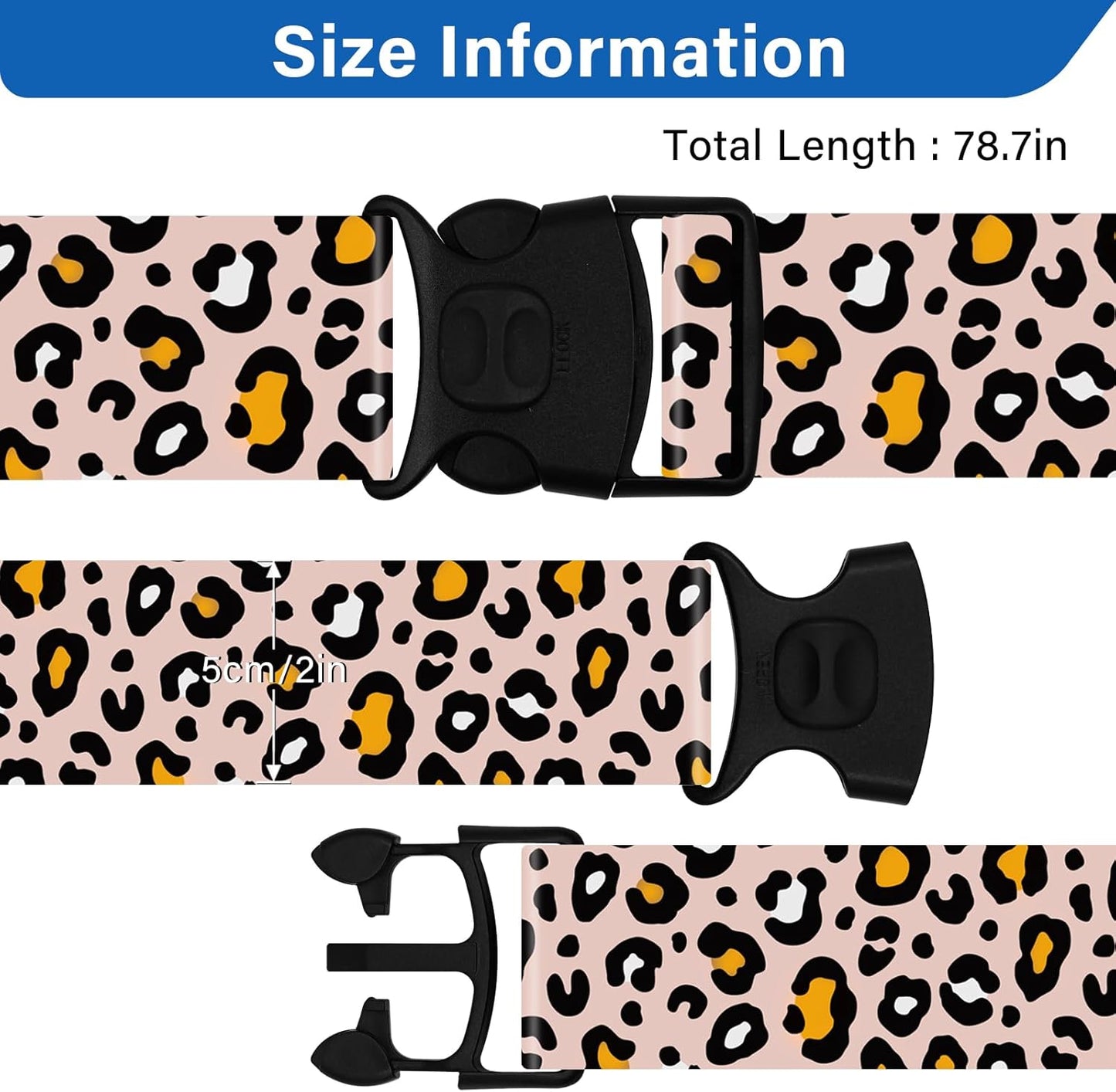 2 Pack Luggage Straps for Suitcases, Adjustable Travel Belt with Double Lock and Quick Release Buckle, Heavy Duty Nylon Bag Packing Strap, Bright Identifiers Business Travel Accessories-Beige Eggs