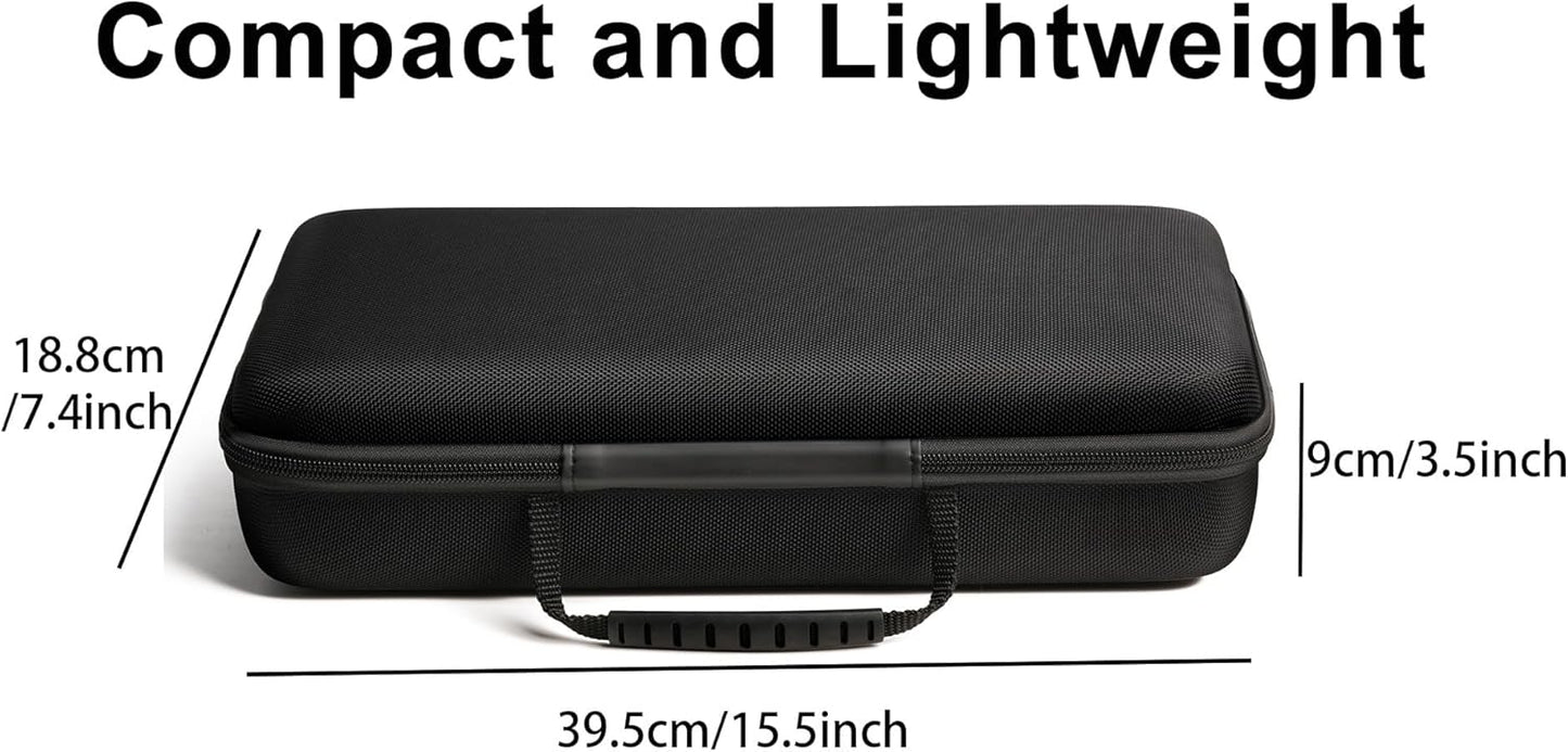 12 slots Watch Case, hard watch travel case, storage box, padded case for watch display and organization