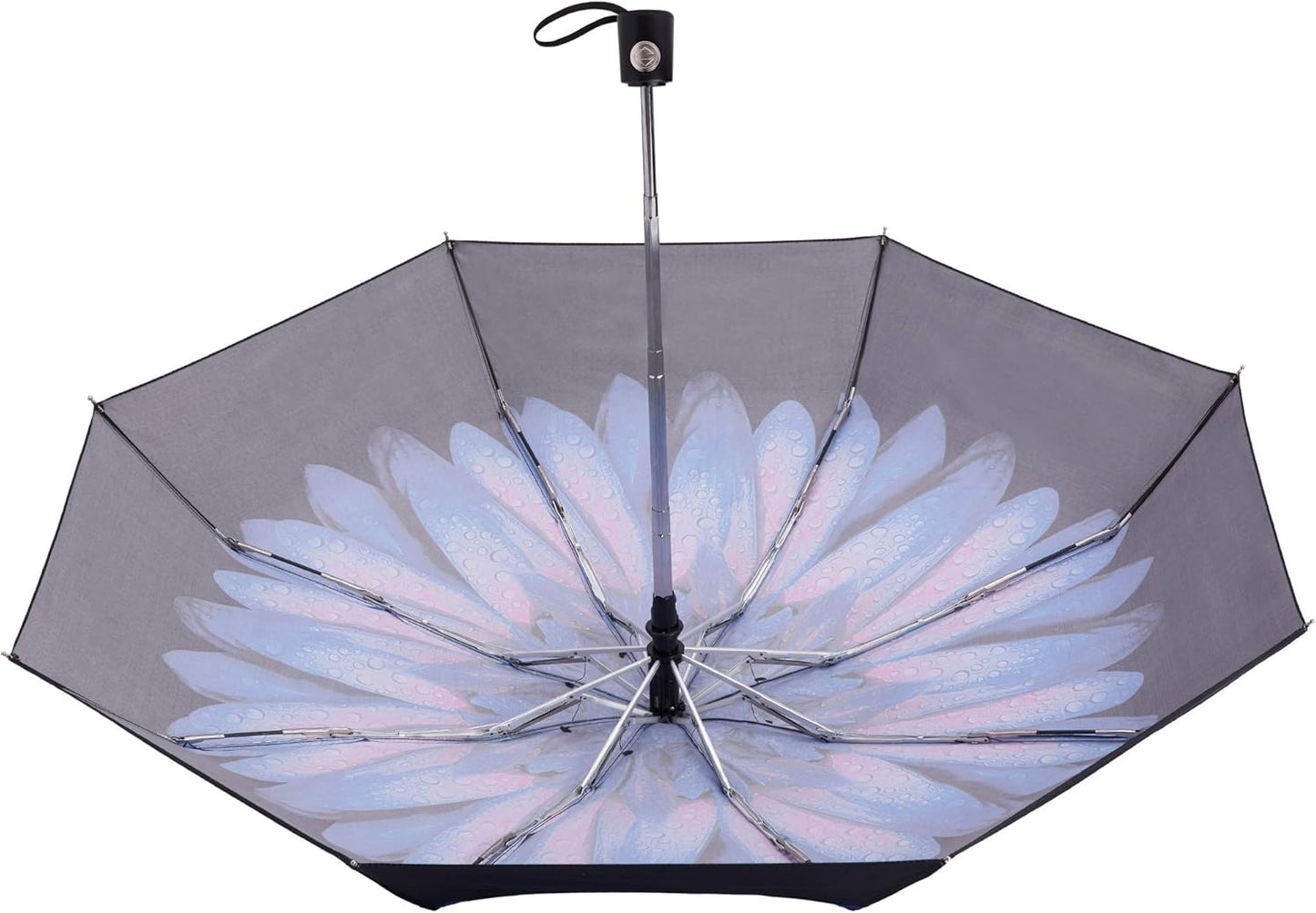 Goothdurs Automatic Mini Travel Windproof Umbrella Compact Auto Open/Close Small Lightweight Folding Rain Umbrellas for Women Men