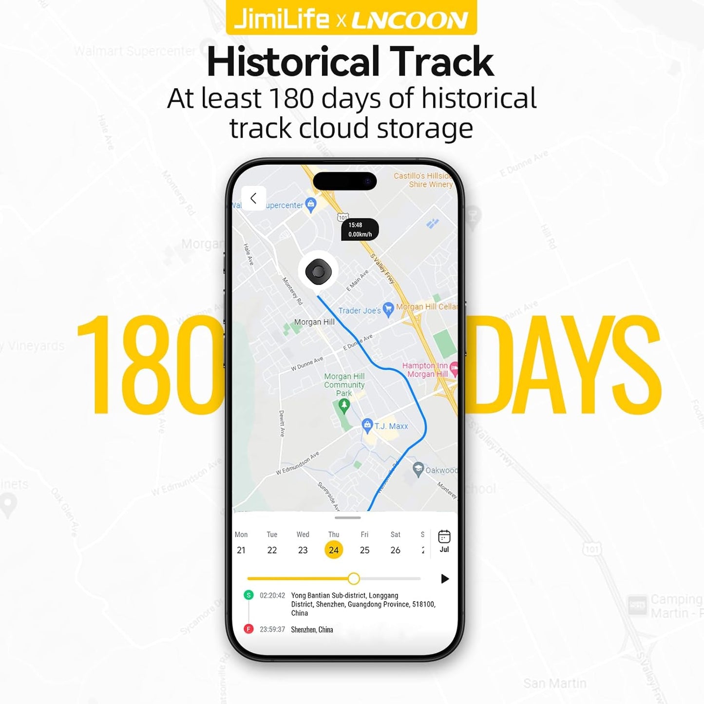 Mini GPS Tracker, Locator with SOS Button Real-Time GPS Tracking Device | GEO-Fence | Battery Alert | for Kid | Elderly | Dog - Subscription Required