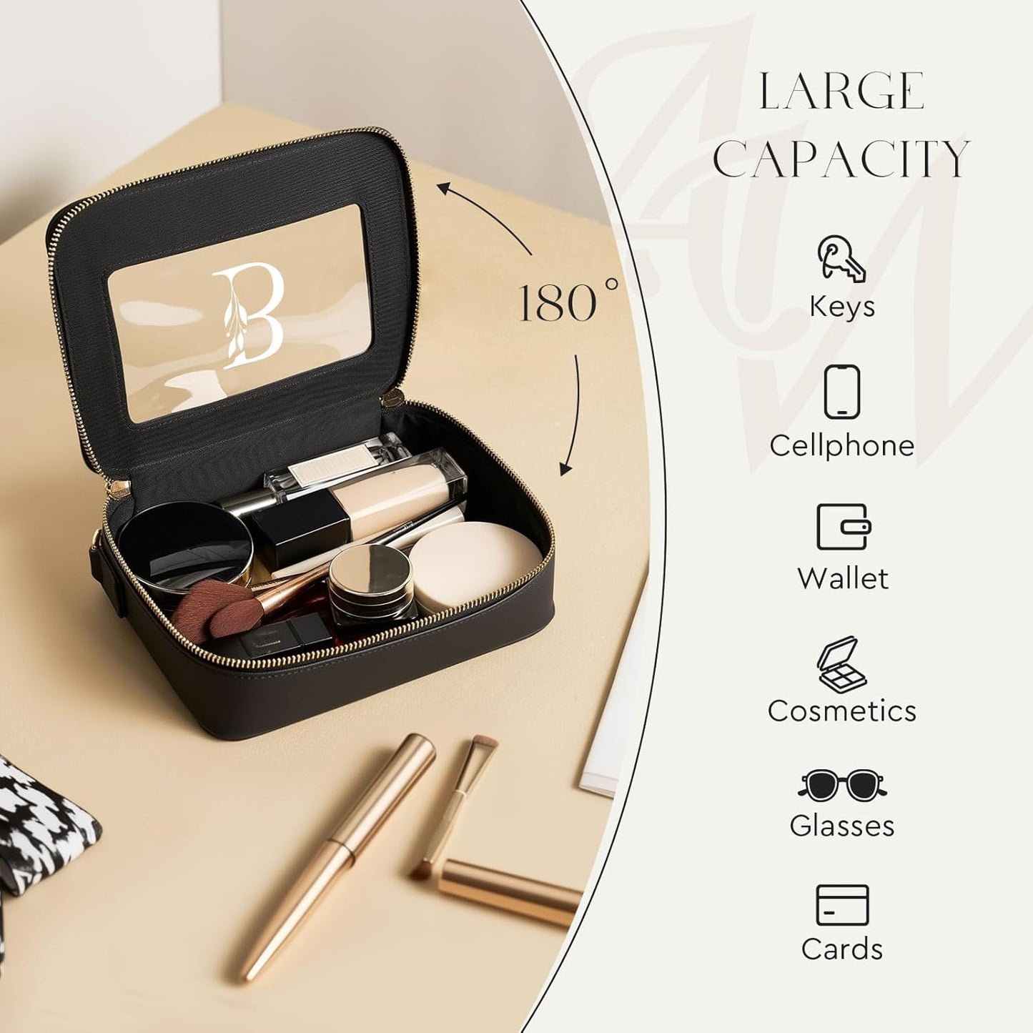 AW BRIDAL Monogram Canvas Tote Bag for Chrismas, Bridal Shower, Retirement, Birthday Gifts for Women Mom Wife Sister Friends