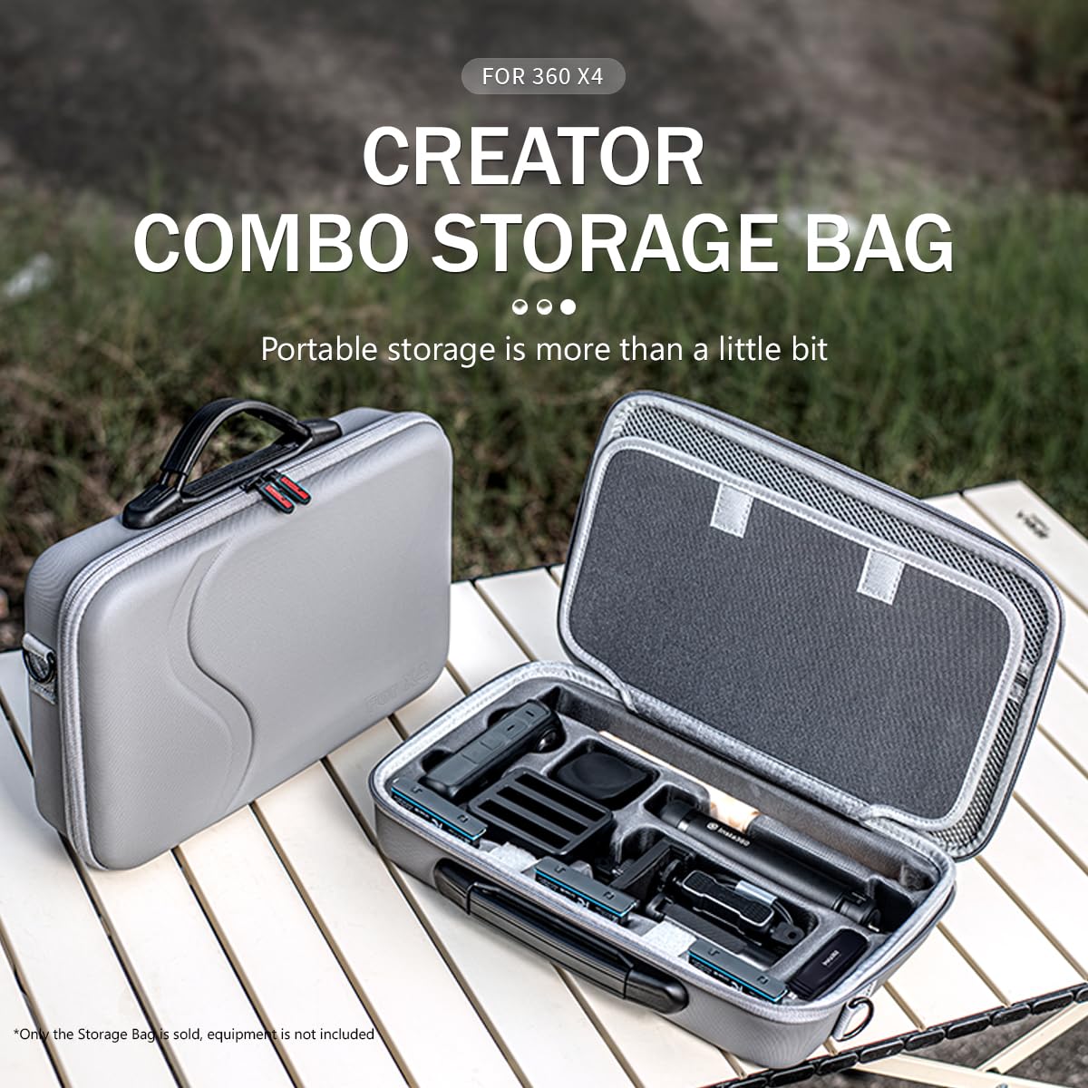 METACUCU 360 X4 Case Waterproof Portable Storge Bag for 360 One X4 Camera Accessories Travel Case for 360 X4 Camera Accessory Organizer