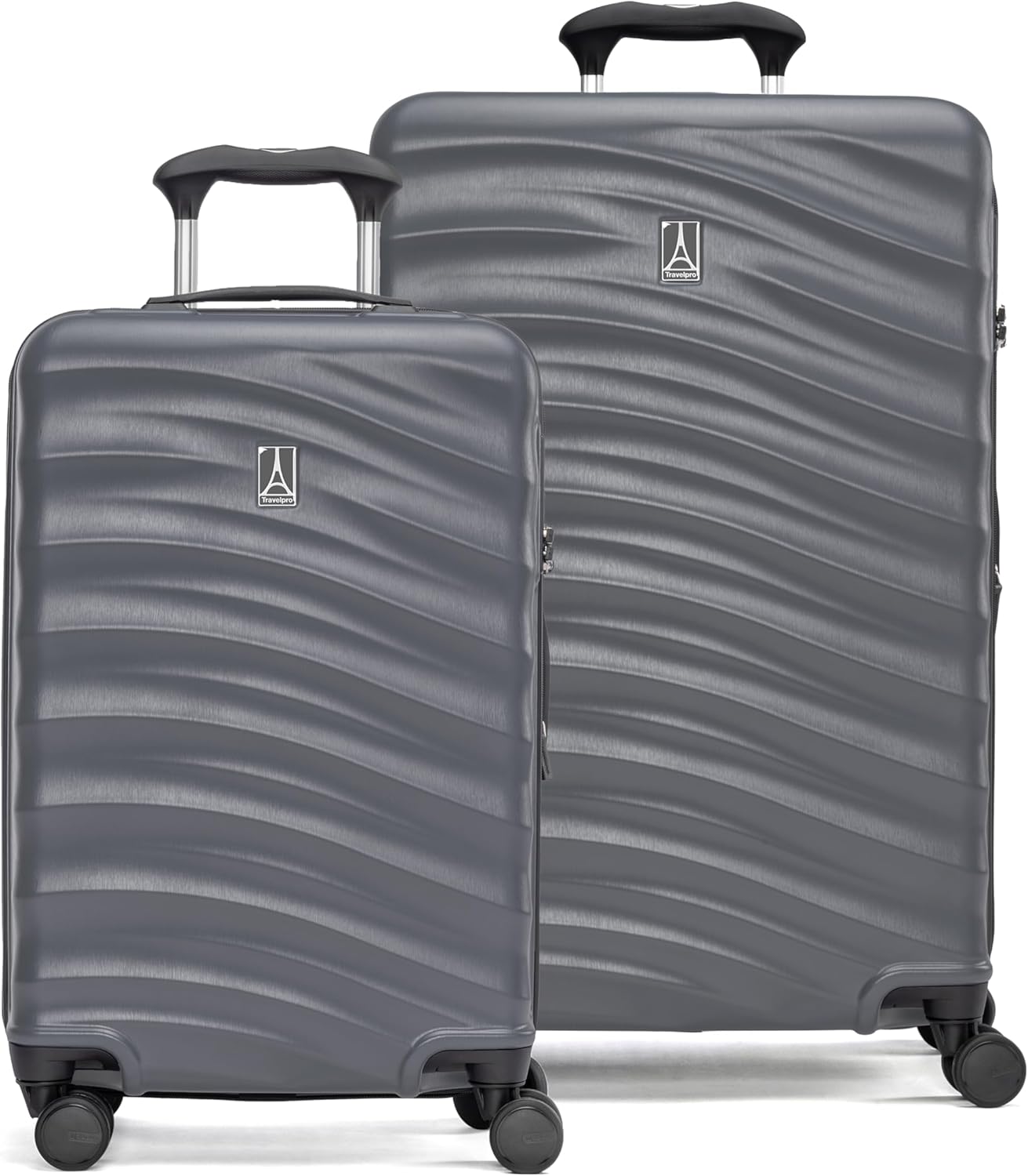 Travelpro Maxlite Air V2 Hardside Expandable Luggage, 8 Spinner Wheels, Lightweight Hard Shell, TSA lock, Shadow Grey, 2-Piece Set (21/25)