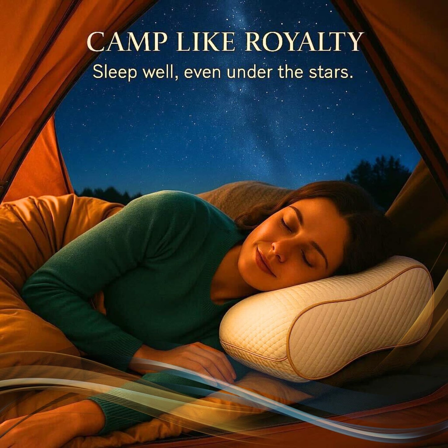 2-Pack Travel Memory Foam Pillow, Camping, Cervical for Pain, Contour, Pillow for Neck and Shoulder, Neck