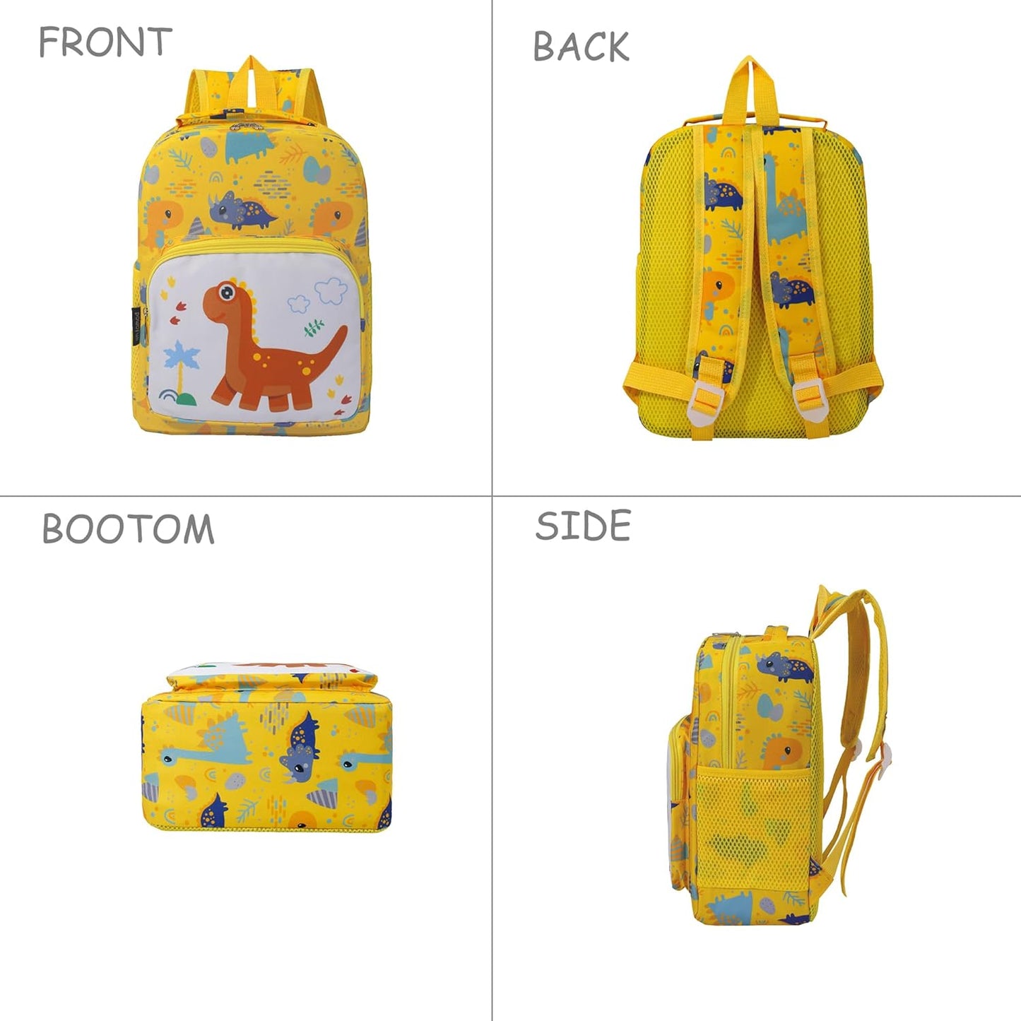 POWOFUN13 inch Kids Toddler Preschool Travel Backpack Cute Cartoon Backpack For Girls Boys Baby