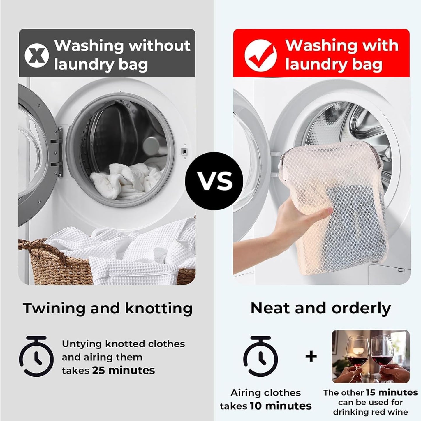 4 Pack Mesh Laundry Bag Mesh Laundry Bags Laundry with Handle for Washing Socks, Baby Items, Lingerie, Travel Garments (BEIGE, 4)