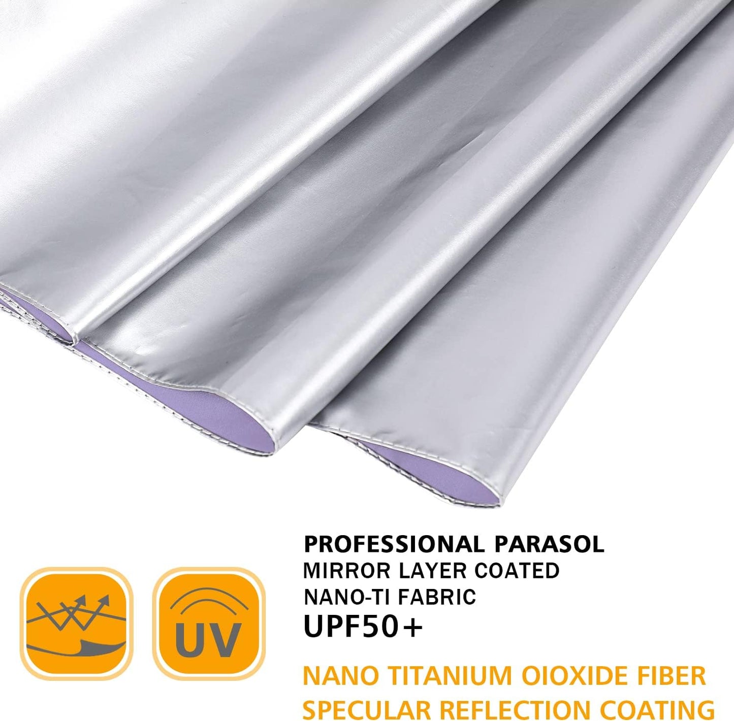 G4Free UPF 50+ UV Protection Large Travel Umbrella 42/46 Inch Auto Open Close Windproof Sun Blocking Umbrella