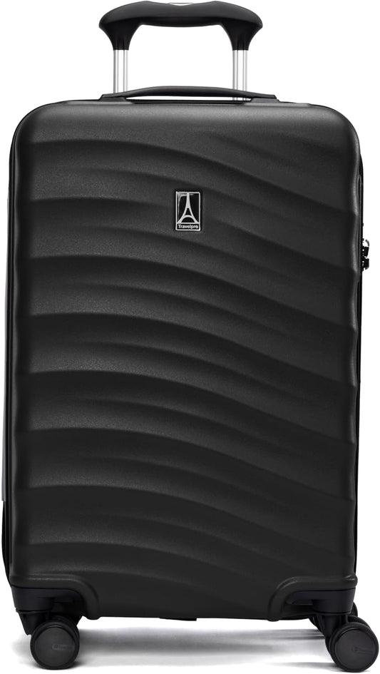 Travelpro Maxlite Air V2 Hardside Expandable Carry on Luggage, 8 Spinner Wheels, Lightweight Hard Shell Suitcase, TSA lock, Black, Carry On 21-Inch