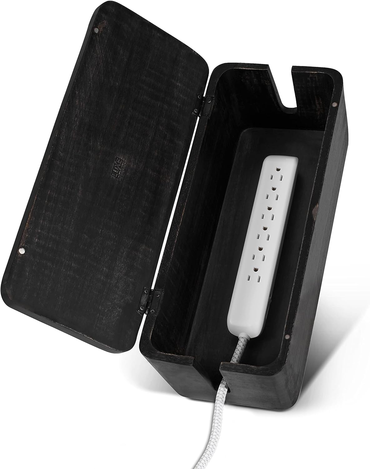 Large Cable Management Box - Cable Organizer Box and Power Strip Box for Electrical Cord Management - Hide Desk Cord and Floor Cables - Wire Storage and Organization for Cords