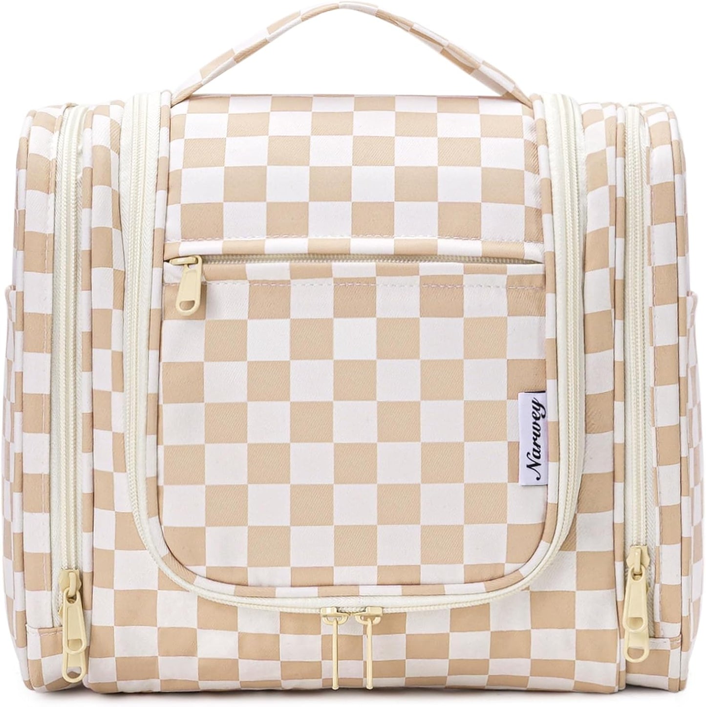 Narwey Hanging Toiletry Bag for Women Travel Makeup Bag Organizer Toiletries Bag for Cosmetics Essentials Accessories