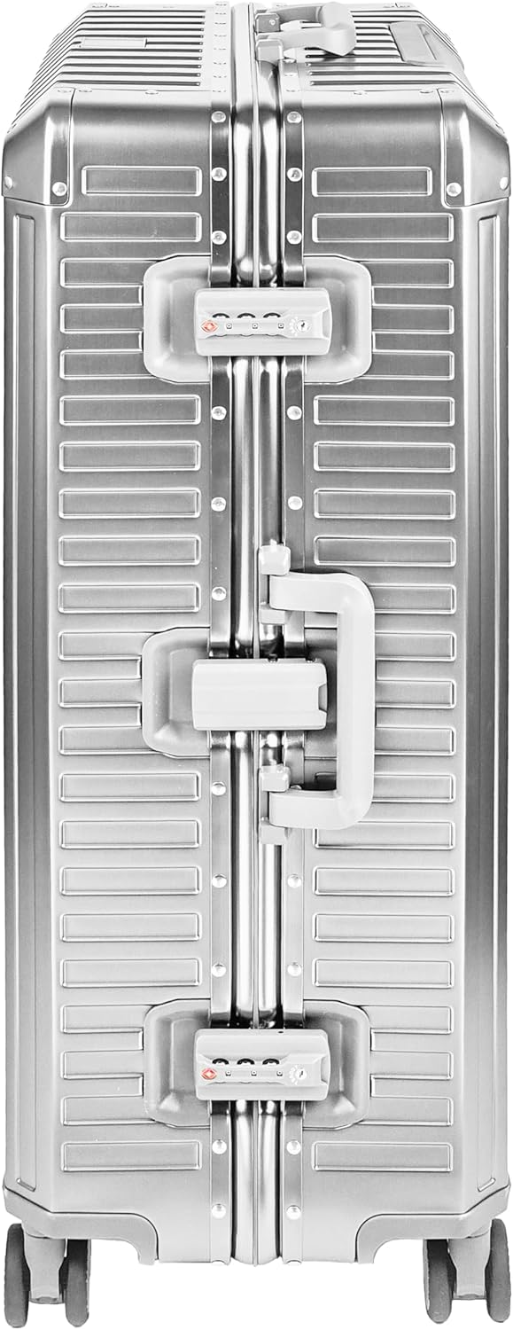 X2 All Aluminum Luggage Suitcase 3 Sizes (20",26",29") TSA Lock Carry On Silver (29")