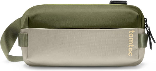 tomtoc Compact EDC Sling Bag, Minimalist Chest Shoulder Backpack Crossbody Bag for Men Women, Lightweight Carry Casual Bag