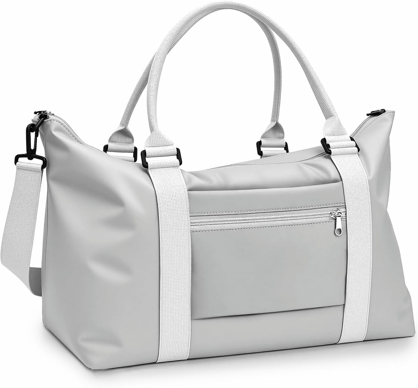 WEICHEN All Aluminum Magnesium 21 inch Carry On Luggage Airline Approved (Light Grey, 21 inch Carry on)