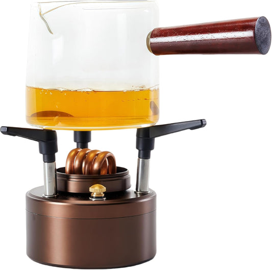 200ML Portable Backpacking Camping Stove with Windshield - Outdoor Alcohol Burning Jet Burner Set for Hiking, Trekking, Fishing, Hunting & Emergency Use