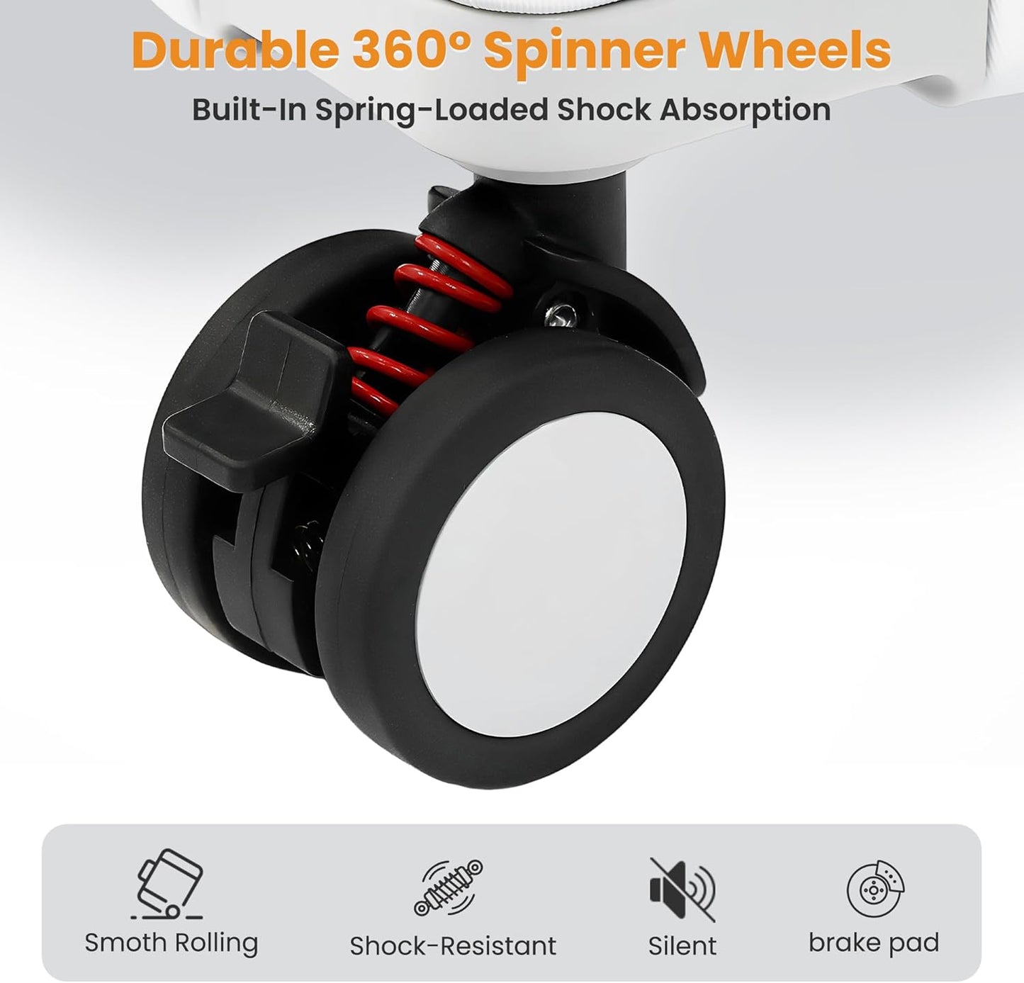 Carry On Luggage 22x14x9 Airline Approved, Zipperless Luggage Carry On, Hard Shell Suitcases with TSA Lock, Lightweight Carry On Suitcases with Aluminum Frame (white, 20inch)