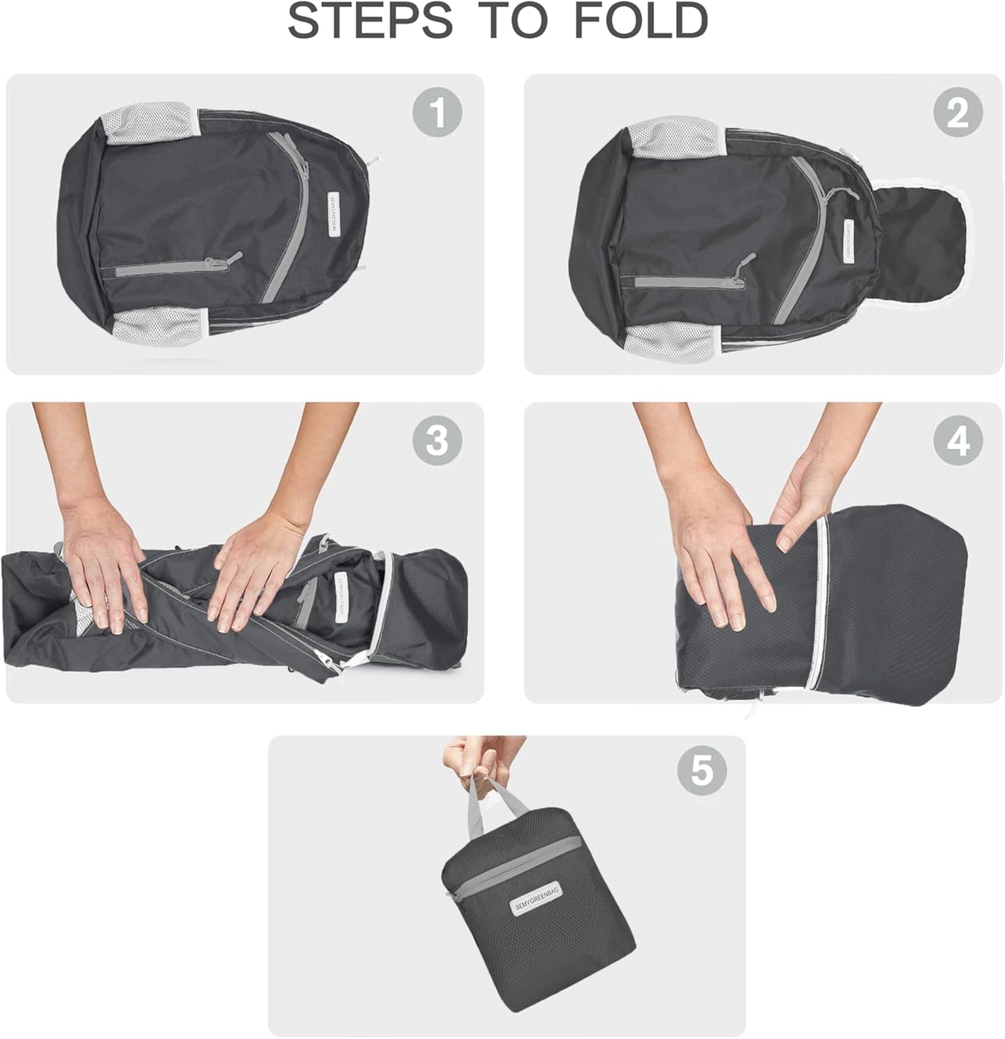 35L Foldable Waterproof Backpack For Outdoor Sports Travel Inside Wet Clothes Compartment Packable For Multiple