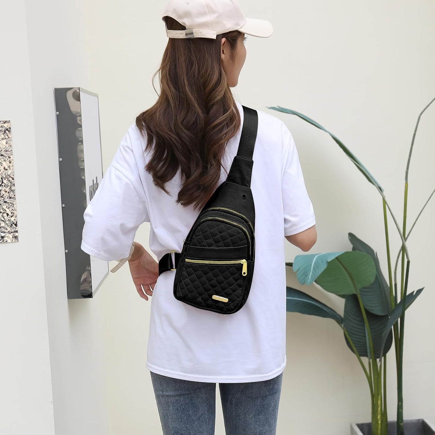 Small Sling Bag For Women Men Casual Crossbody Sling Backpack