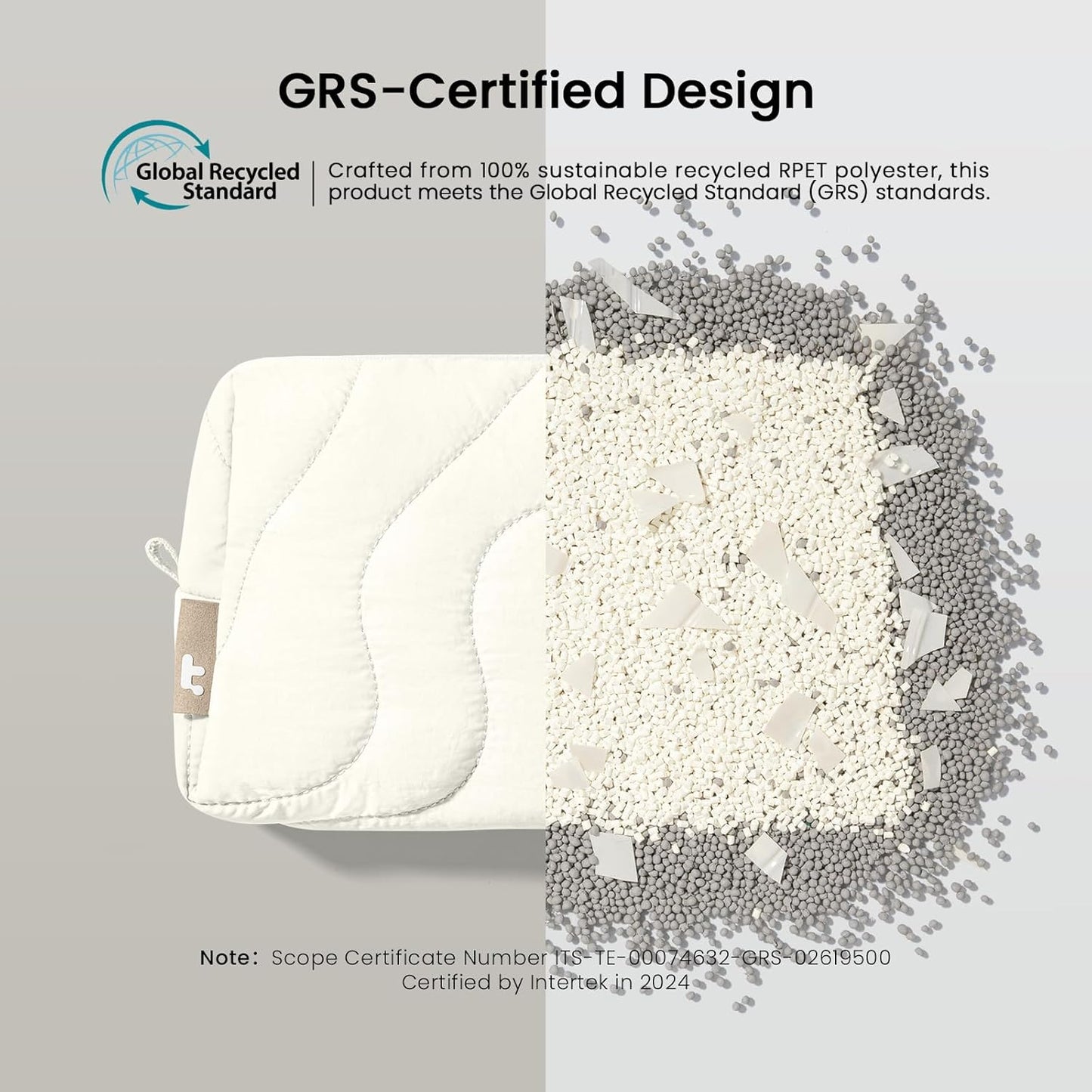 tomtoc Electronics Organizer Travel Case, Soft Puffy Organizer Bag Birthday Christmas Gifts Travel Essentials for Women Girls, Portable Accessory Tech Pouch Storage for Charger, Cord, Cable, Phone