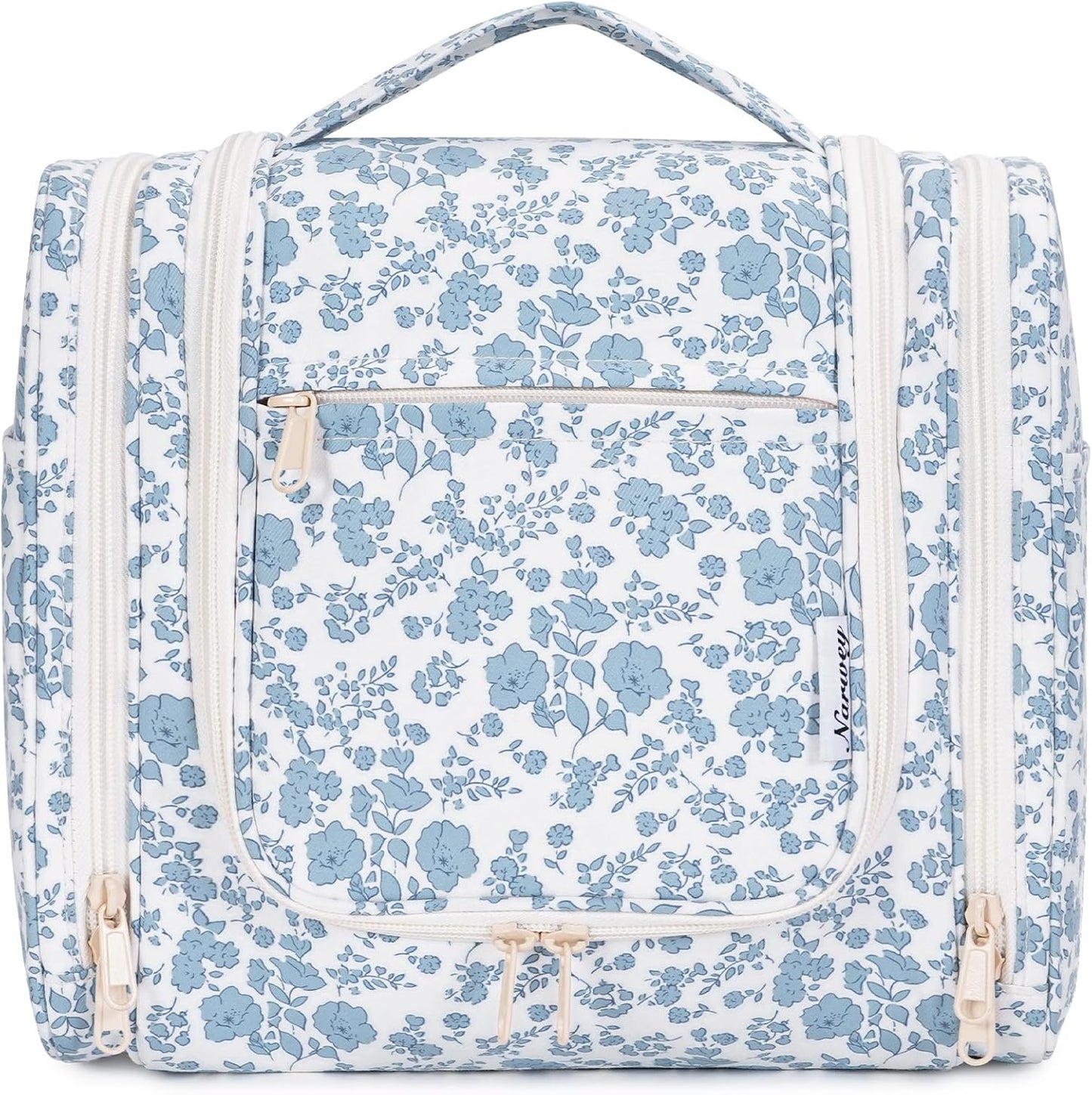 Narwey Hanging Toiletry Bag for Women Travel Makeup Bag Organizer Toiletries Bag for Cosmetics Essentials Accessories