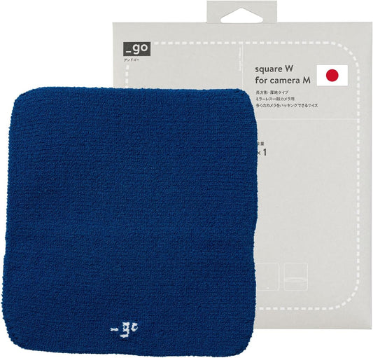 Camera Cover, Square W, Made in Japan, M size, Blue