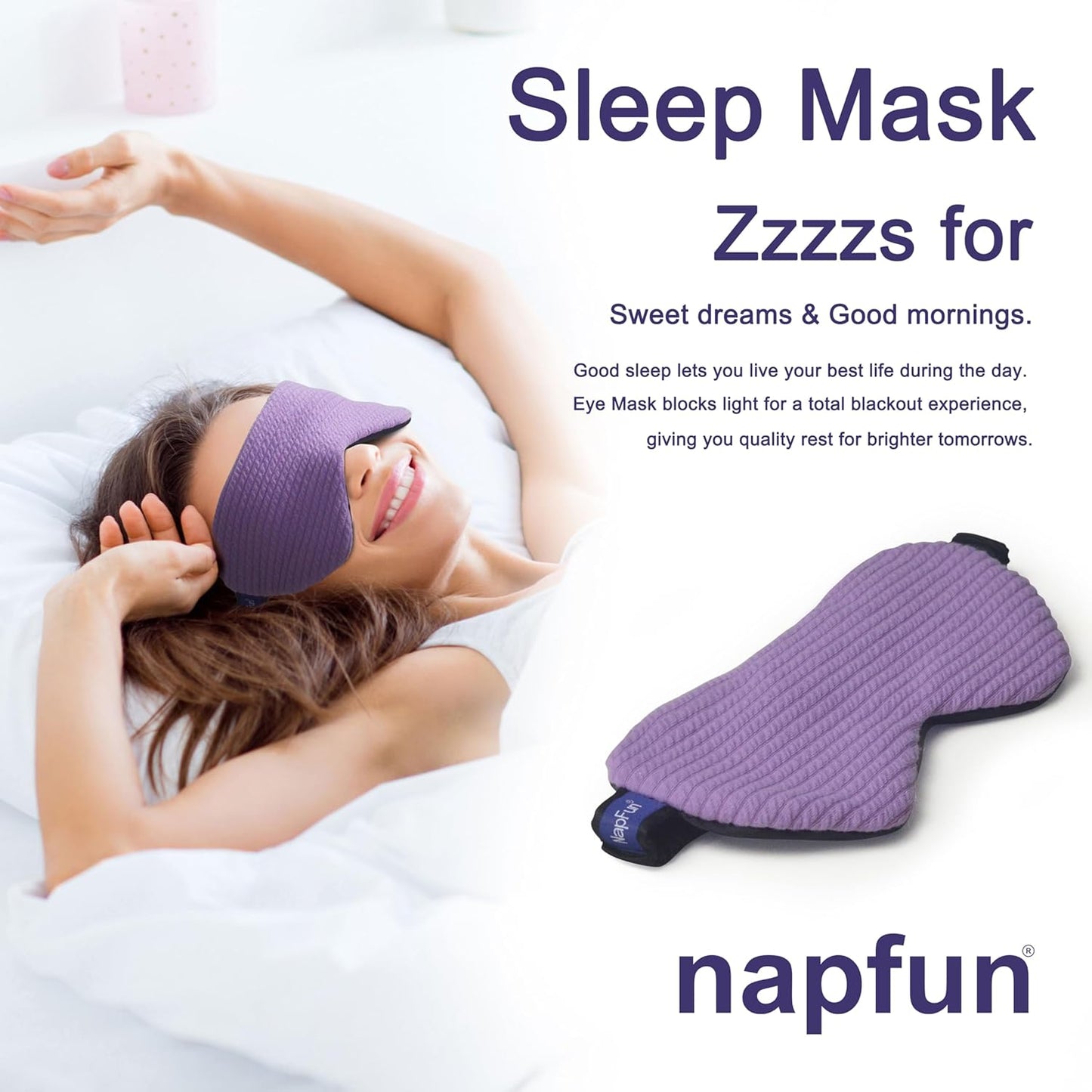 napfun Neck Pillow for Traveling, Upgraded Travel Neck Pillow for Airplane 100% Pure Memory Foam Travel Pillow for Flight Headrest Sleep, Portable Plane Accessories, Striped Light Purple Set