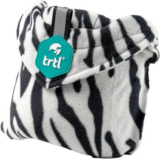 trtl Pillow - Scientifically Proven Super Soft Neck Support Travel Pillow - Machine Washable (Zebra, Junior)