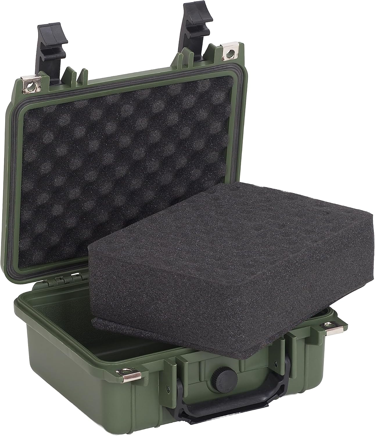 MEIJIA Portable All Weather IP67 Waterproof Protective Case,Hard Camera Case,Dry Case with Customizable Foam,Fit Use Of Drones,Camera,Equipments,10.62 x9.68x4.87inches