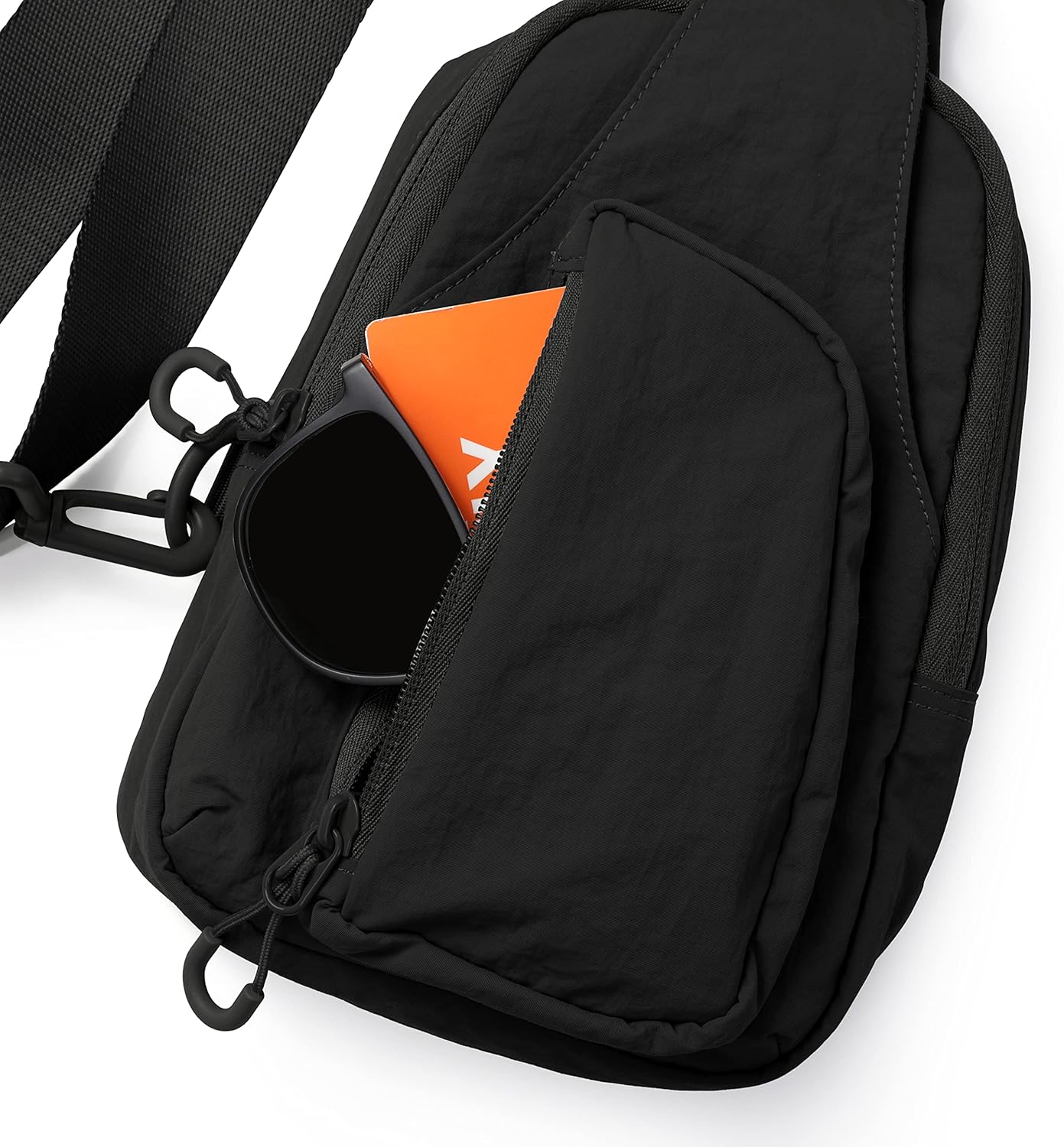 ODODOS Daily Sling Bag with Adjustable Straps Crossbody Chest Bag Lightweight Small Backpack for Casual Traveling Hiking