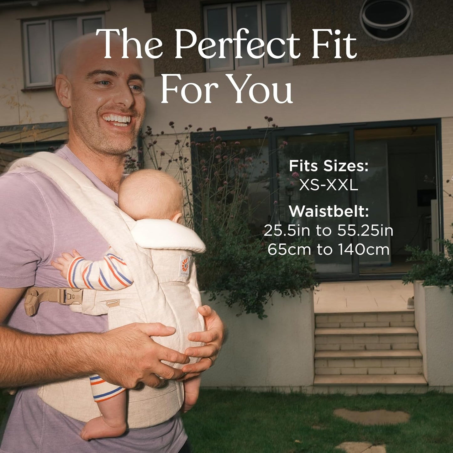 Ergobaby Omni Deluxe Baby Carrier Newborn to Toddler - Breathable Baby Carriers for Summer - All-Position Carrier with Enhanced Lumbar Support & Airflow (7-45 Pounds), Cotton, Midnight Blue