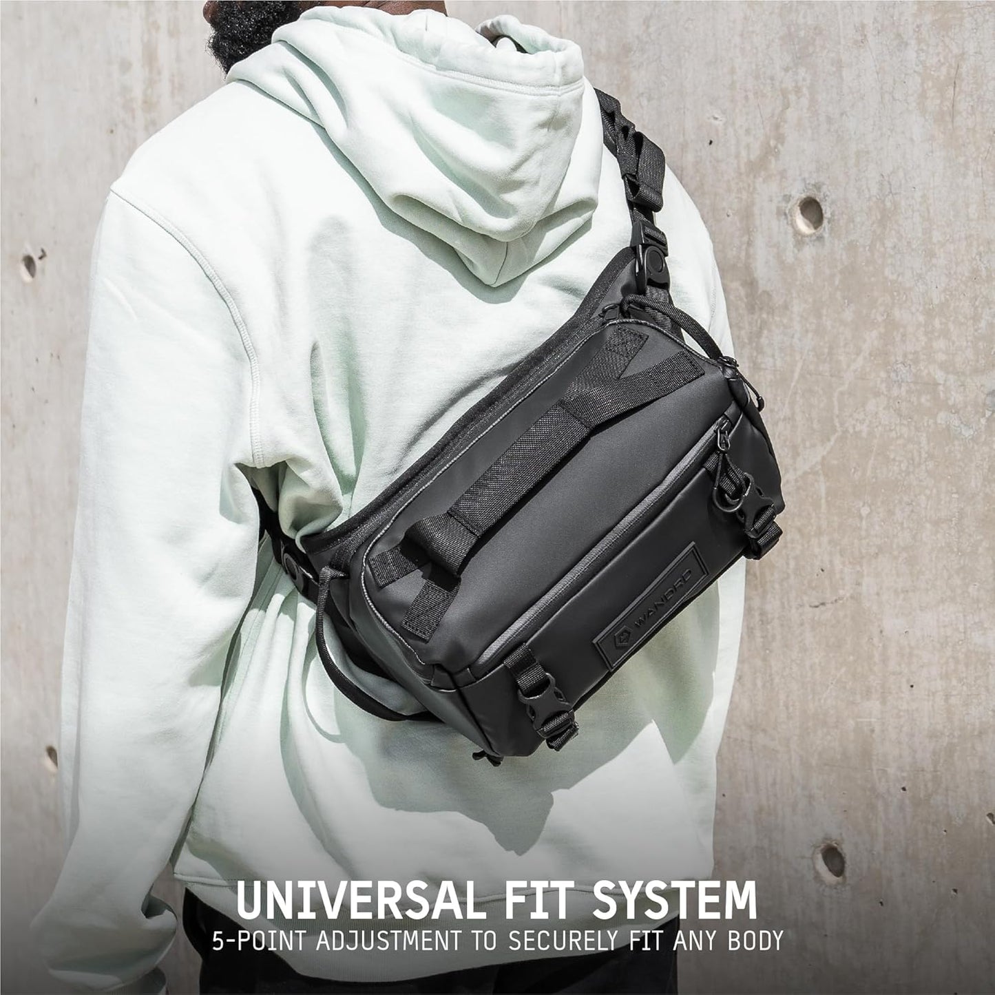 WANDRD ROGUE V1 6L Sling: Compact Camera Sling and Crossbody Bag with Fast Access, 3-Way Carry– Lightweight Everyday Bag Great for Travel, Photography, and Daily Use (Sedona Orange)