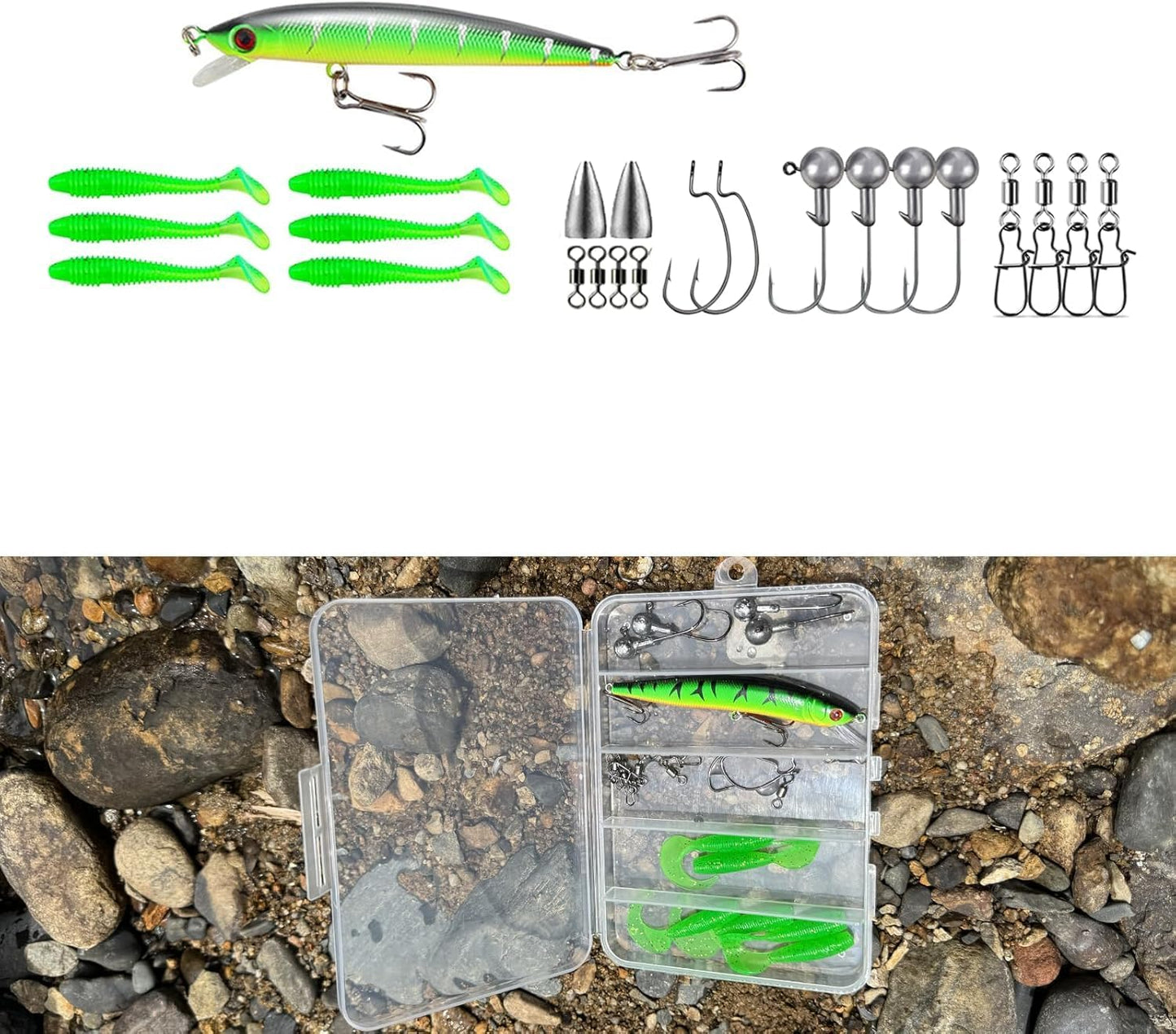 2PACK Fishing Pole Combo,Fishing Rod Combos with Telescopic Fishing Pole Spinning Reels Fishing Carrier Bag for Travel Saltwater Freshwater