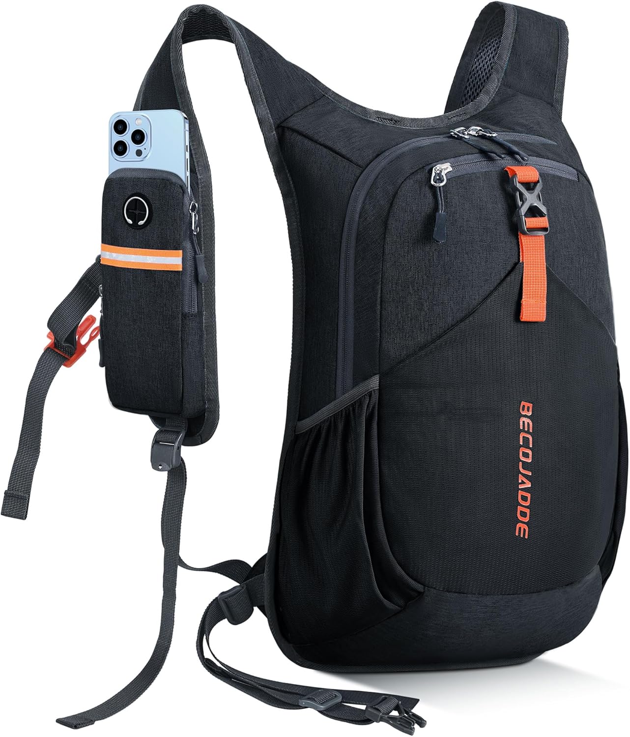 20L Small Hiking Backpack for Men Women Foldable Packable Back Pack Ultralight Hiking Daypack for Travel Camping Outdoor, Black