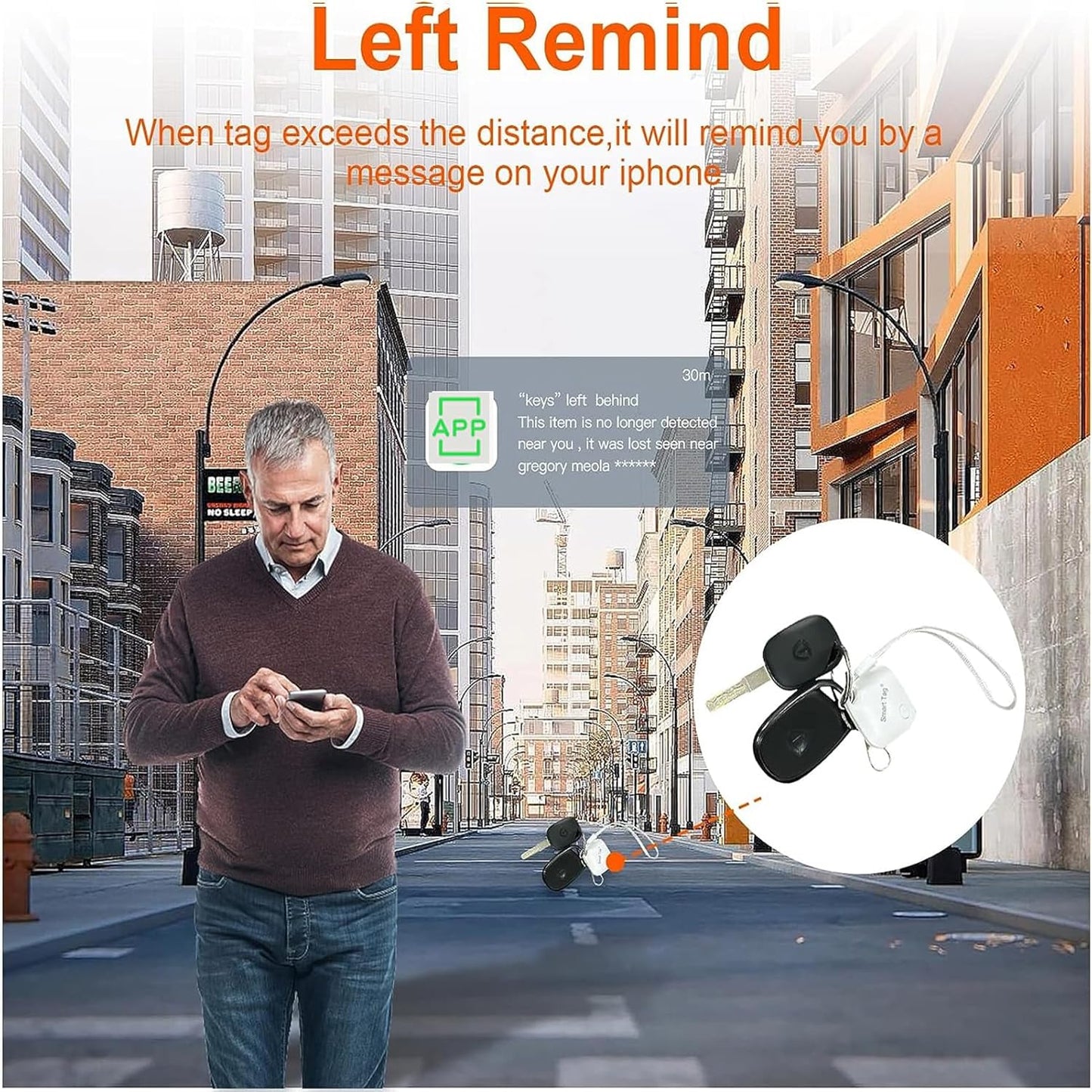 Air Tracker Tag 4 Pack Bluetooth Luggage Tracker tag Locator Works with Apple Find My,Smart Tracker for Suitcase, Bag, Backpack, Wallet,Replaceable Battery Smart tag Item Finder