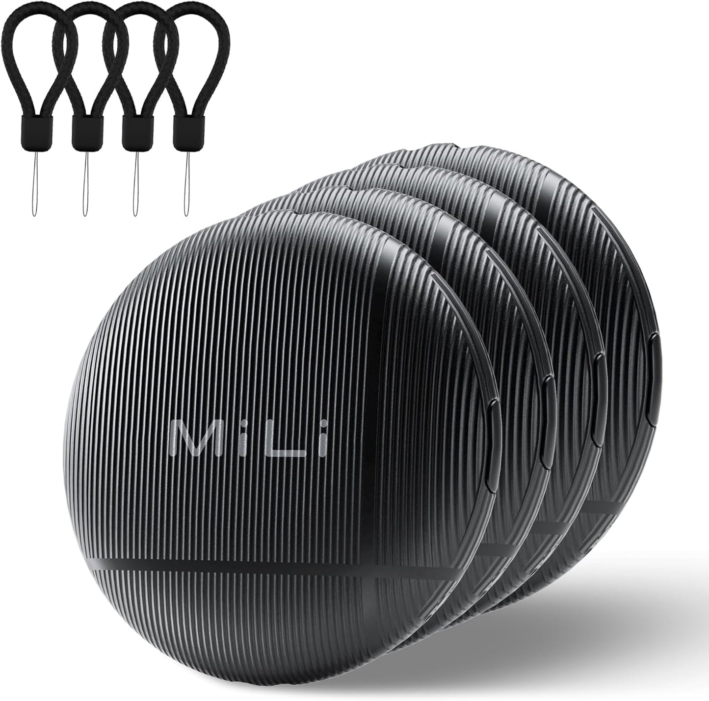 LiTag - Bluetooth Tracker for Android Phones. Google Certified Item Locator. Smart Tracking Tag for Google Find My Device (Find Hub) App. Finder for Keys, Luggage, Suitcase, Backpack, Purse (4 Pack)