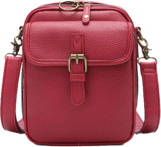 1060 Leather Crossbody Bags for Women Anti-Theft Vegan Purse with Card Slots, Travel Shoulder Bag, Waterproof Crossbody Purse